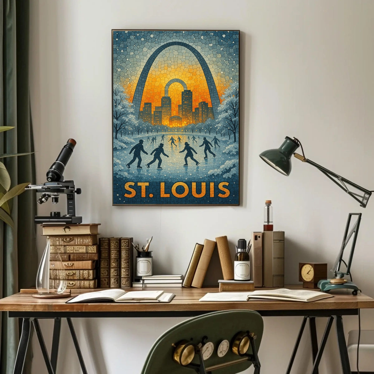 St. Louis Winter Wonderland Poster