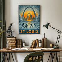 St. Louis Winter Wonderland Poster