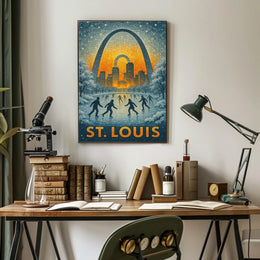 St. Louis Winter Wonderland Poster