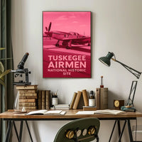 Tuskegee Airmen Collectors Vintage Aviation Poster