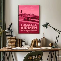 Tuskegee Airmen Collectors Vintage Aviation Poster