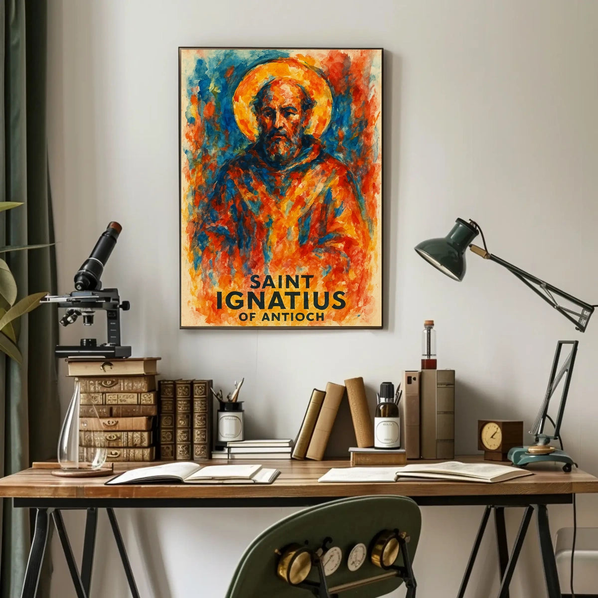 Saint Ignatius Antioch Wanderlust Heritage Poster