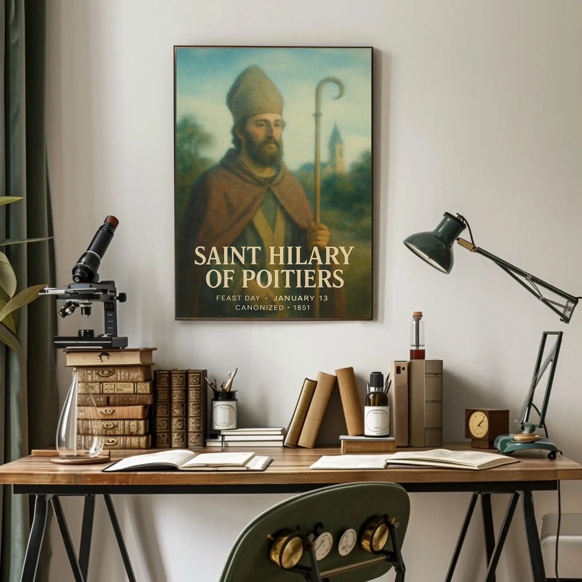 Saint Hilary Of Poitiers Poster