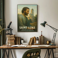 Saint Luke Feast Day Poster
