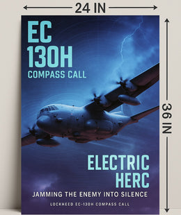 Lockheed EC-130H Compass Call Poster PosterGoat