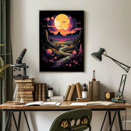 Celestial Landscape Poster