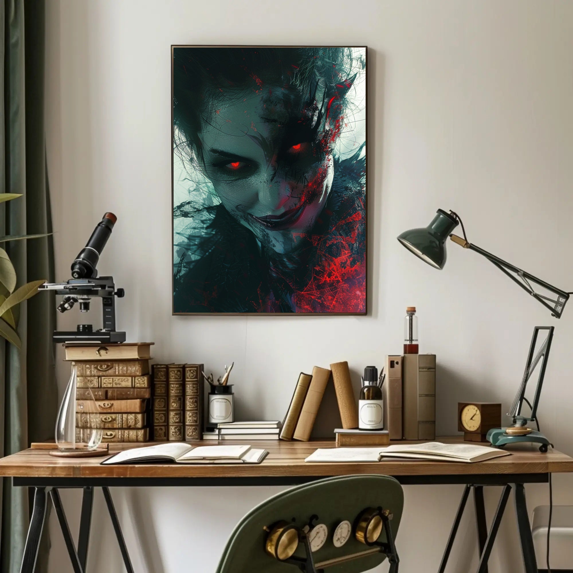 Enigmatic Glare Poster PosterGoat