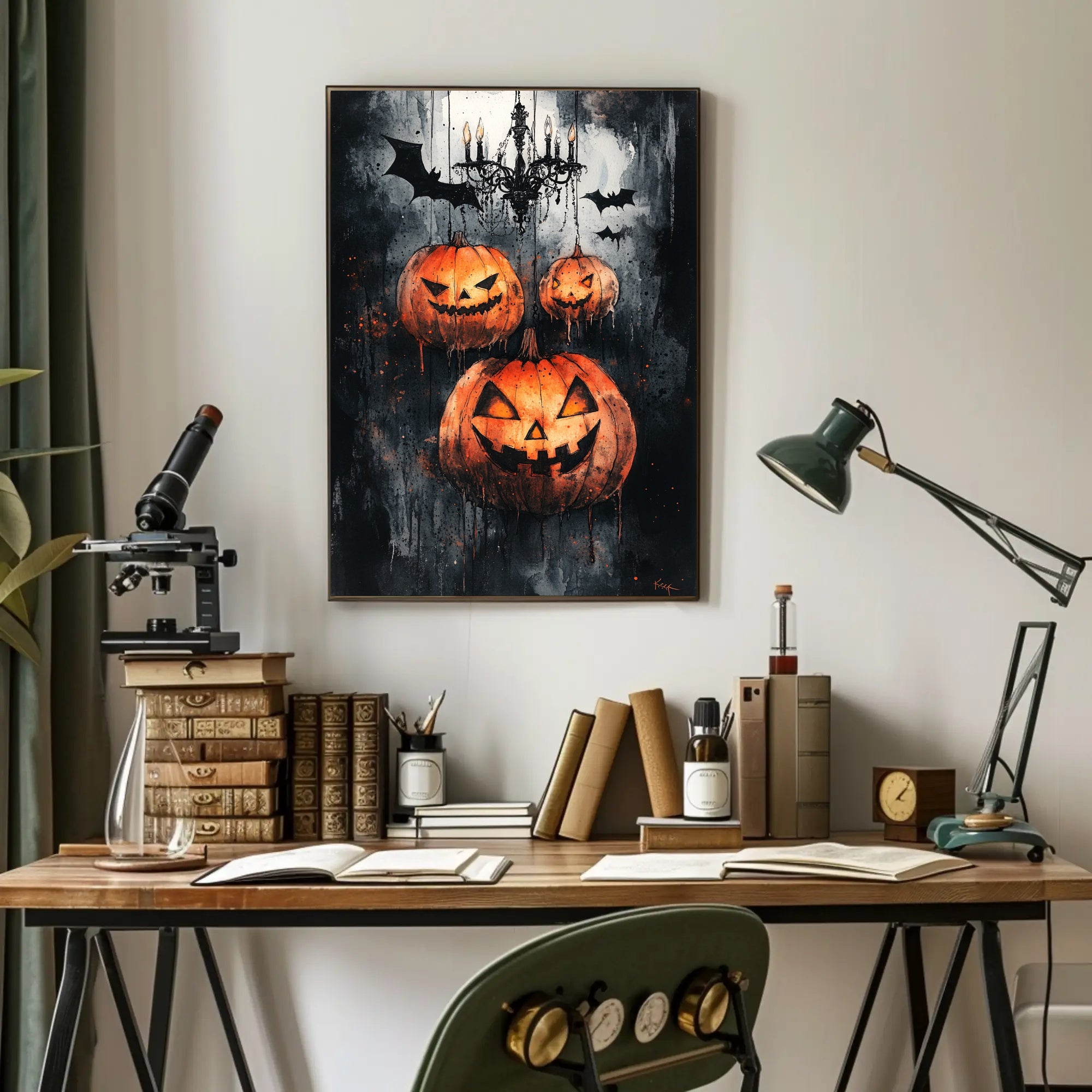 Haunted Halloween Night Poster