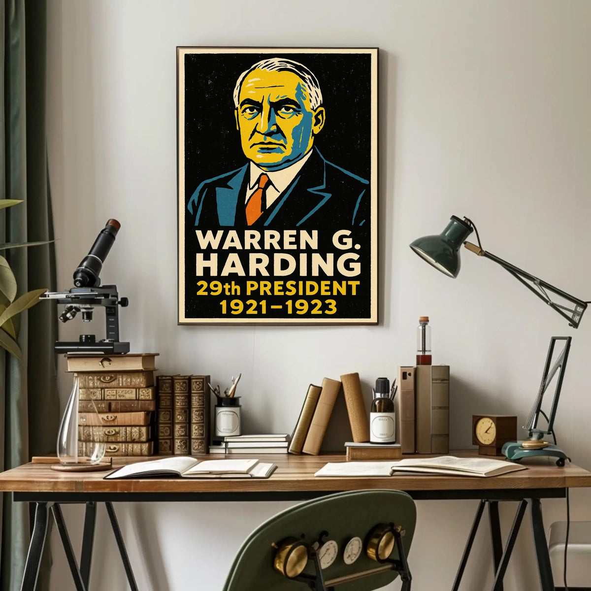 Warren G. Harding 29th President Poster