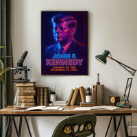 Kennedy Portrait Photography Realism Classic Poster