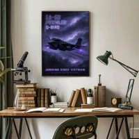 EA-6B Prowler Jamming Since Vietnam Poster PosterGoat