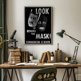 Anti-Communism Propaganda Poster PosterGoat
