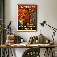 Jim Thorpe The Worlds Greatest Athlete Jim Thorpe Poster