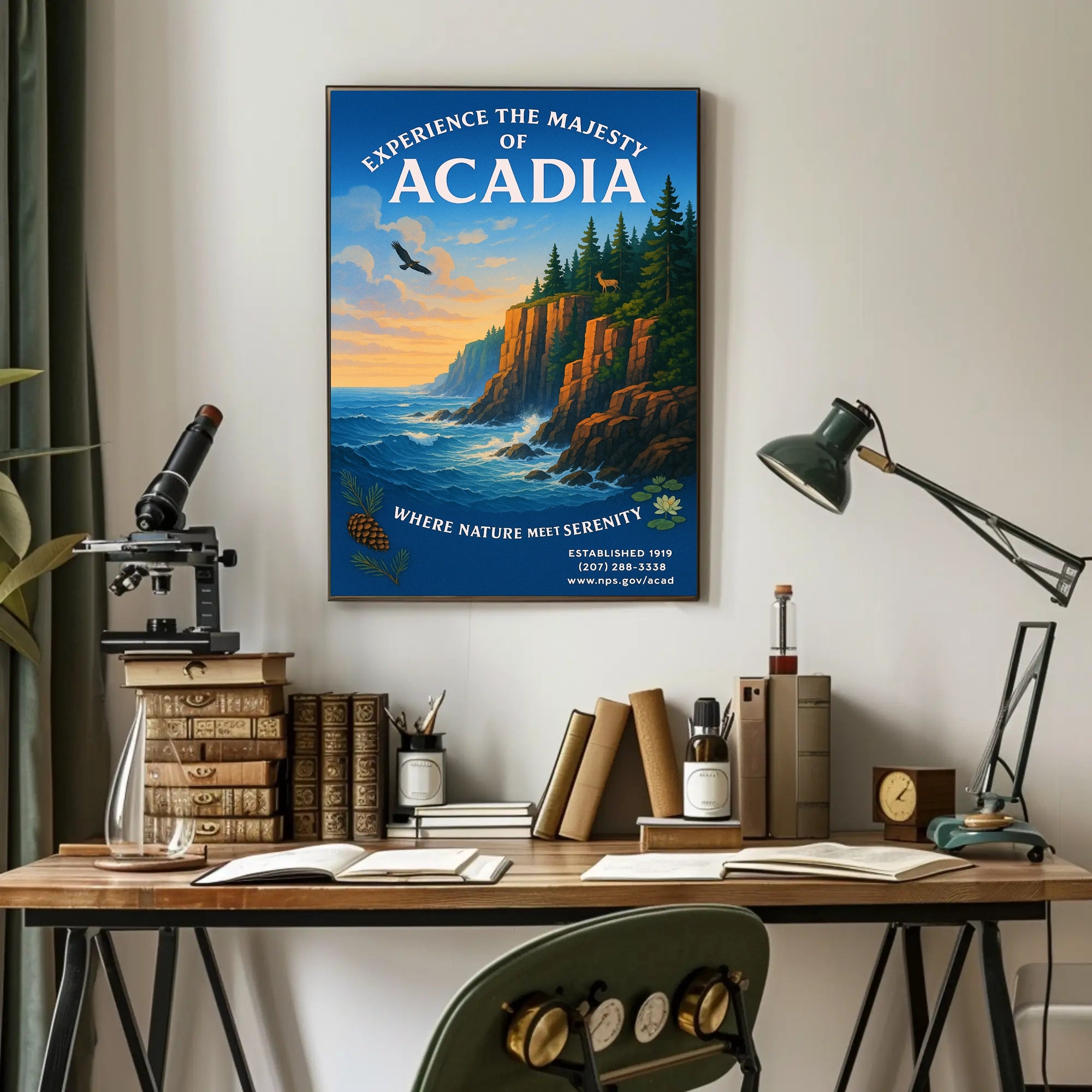 Experience the Majesty of Acadia Poster PosterGoat