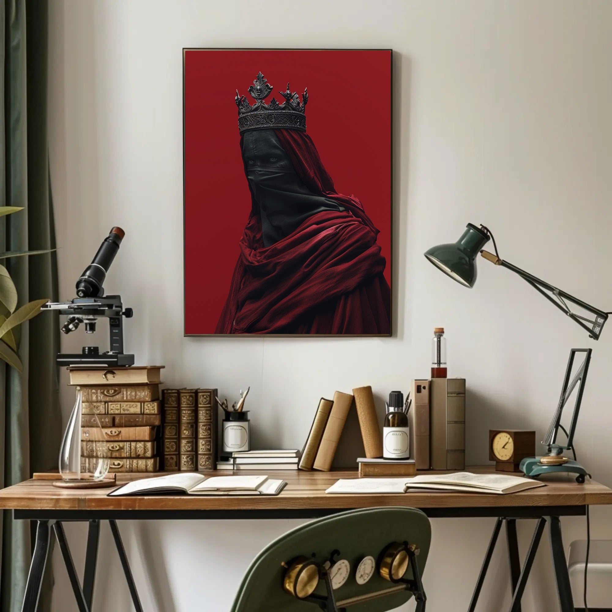 The Enigmatic Monarch Art Print Poster for Home Decor PosterGoat