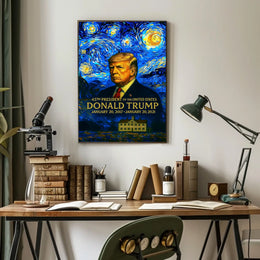 Donald Trump 45th President of the United States Presidential Masterpiece Series Poster