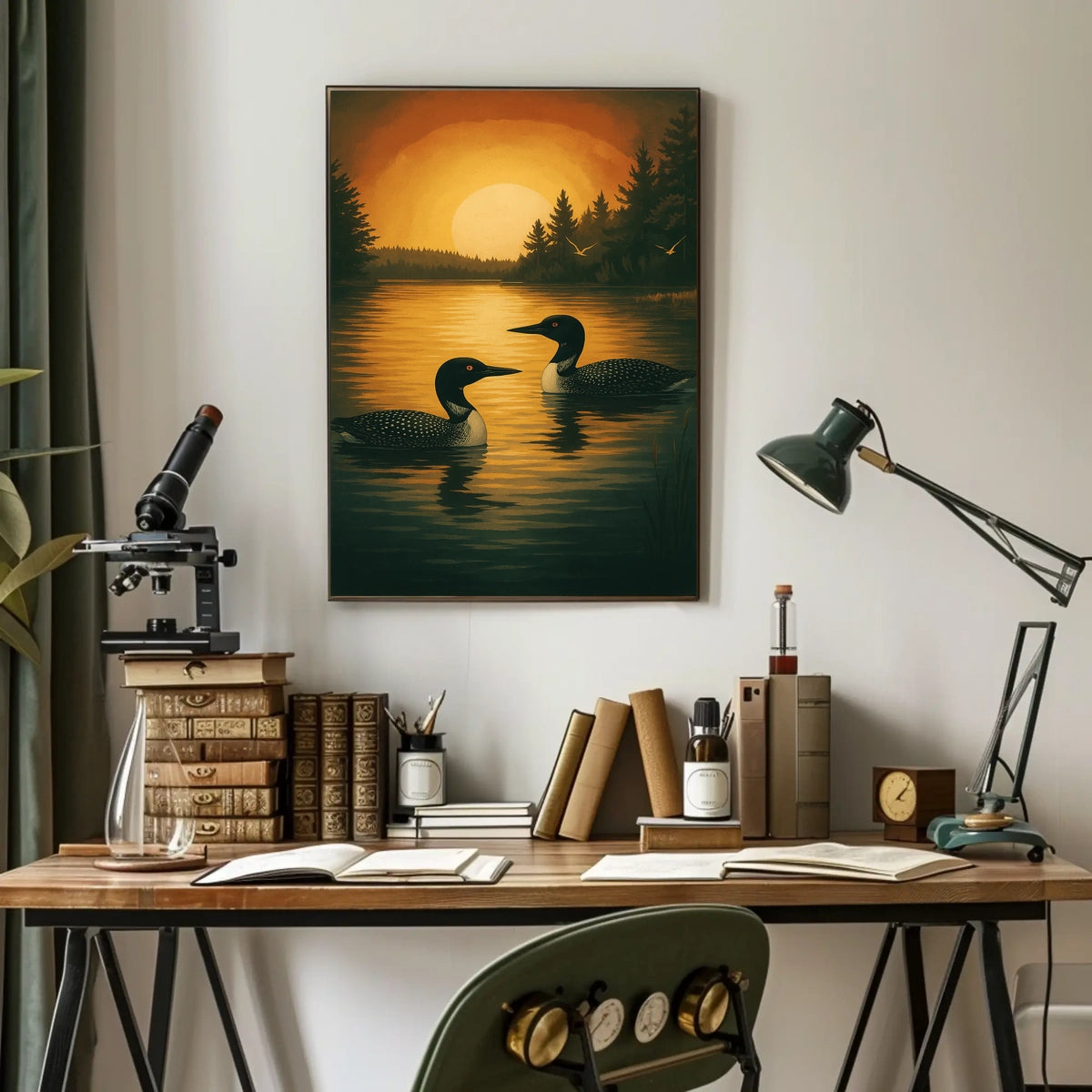 Serenity at Sunset Poster