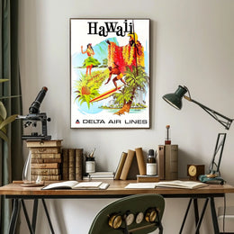Explore Hawaii With Delta Air Lines Poster