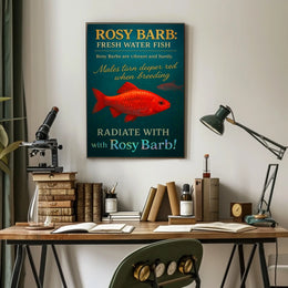 Radiate with Rosy Barb Poster
