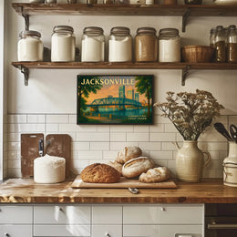 Jacksonville First Coast Charm Travel Poster