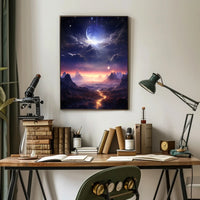 Celestial Landscape Poster