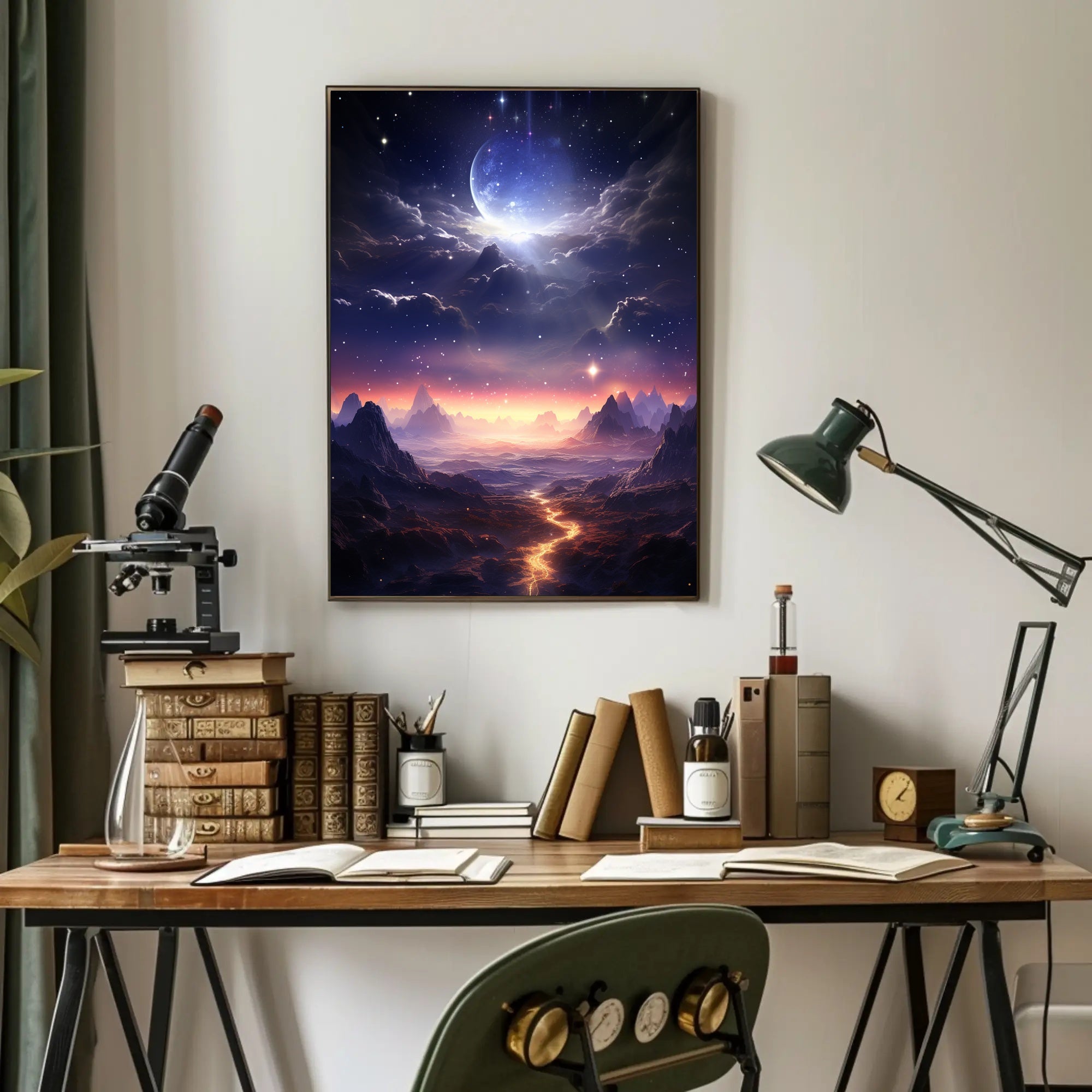 Celestial Landscape Poster