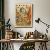 New York City A Vibrant Metropolis Poster