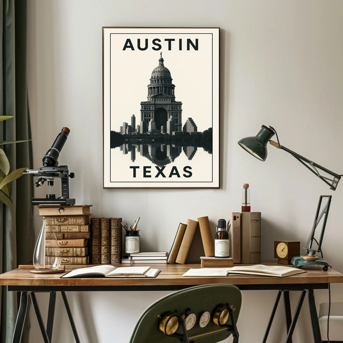 Austin, Texas Skyline Poster