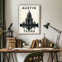 Austin, Texas Skyline Poster