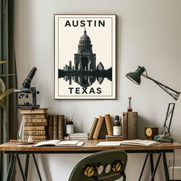 Austin, Texas Skyline Poster