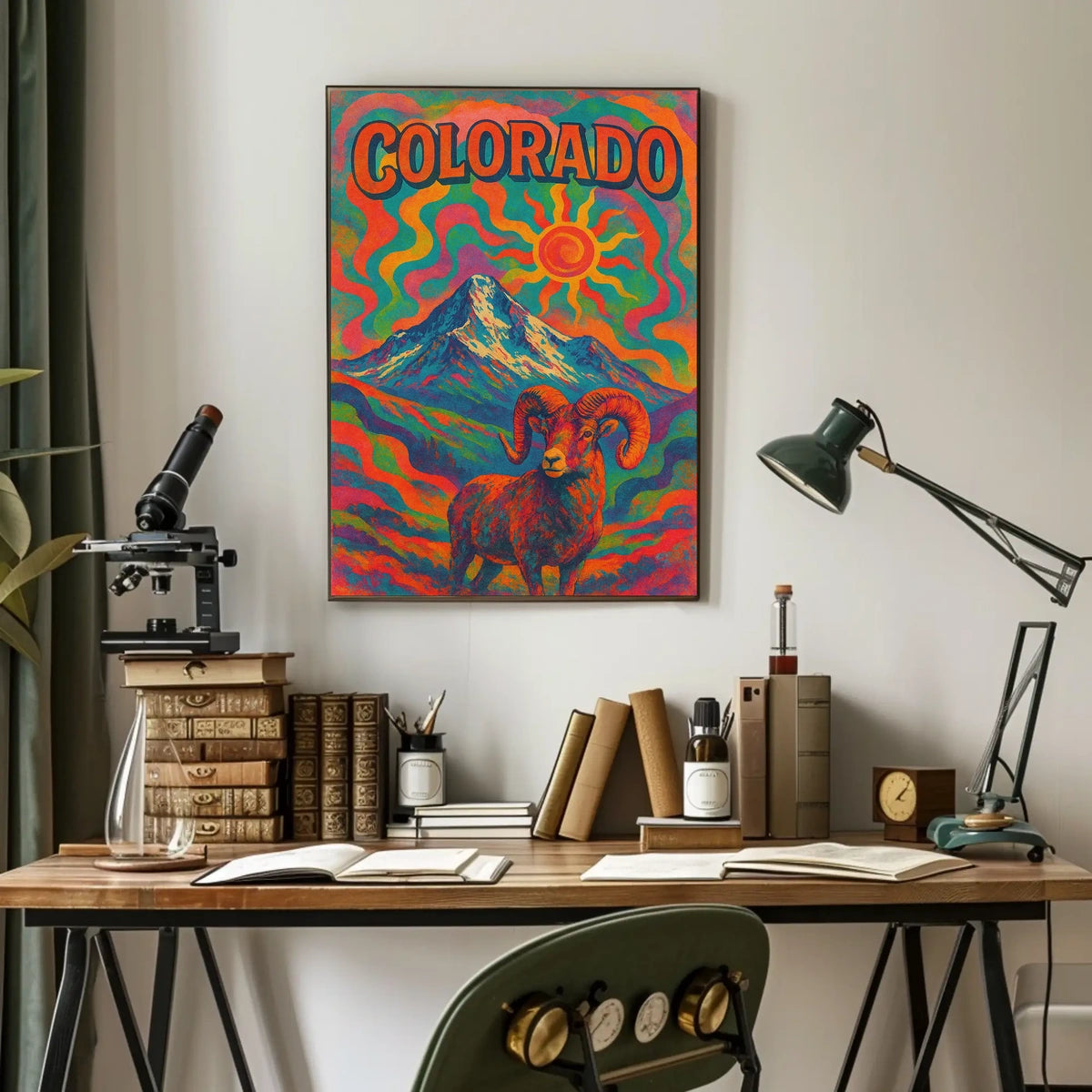 Colorado Psychedelic Poster