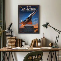 B-70 Valkyrie Pinnacle of Aviation Innovation Poster