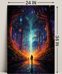 Enchanted Forest Pathway Poster