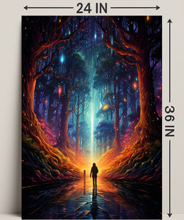 Enchanted Forest Pathway Poster