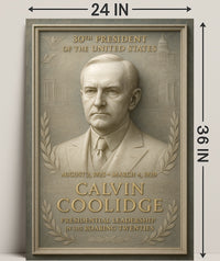 Calvin Coolidge 30th President Poster PosterGoat