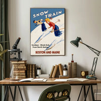 Snow Train Adventure Poster PosterGoat