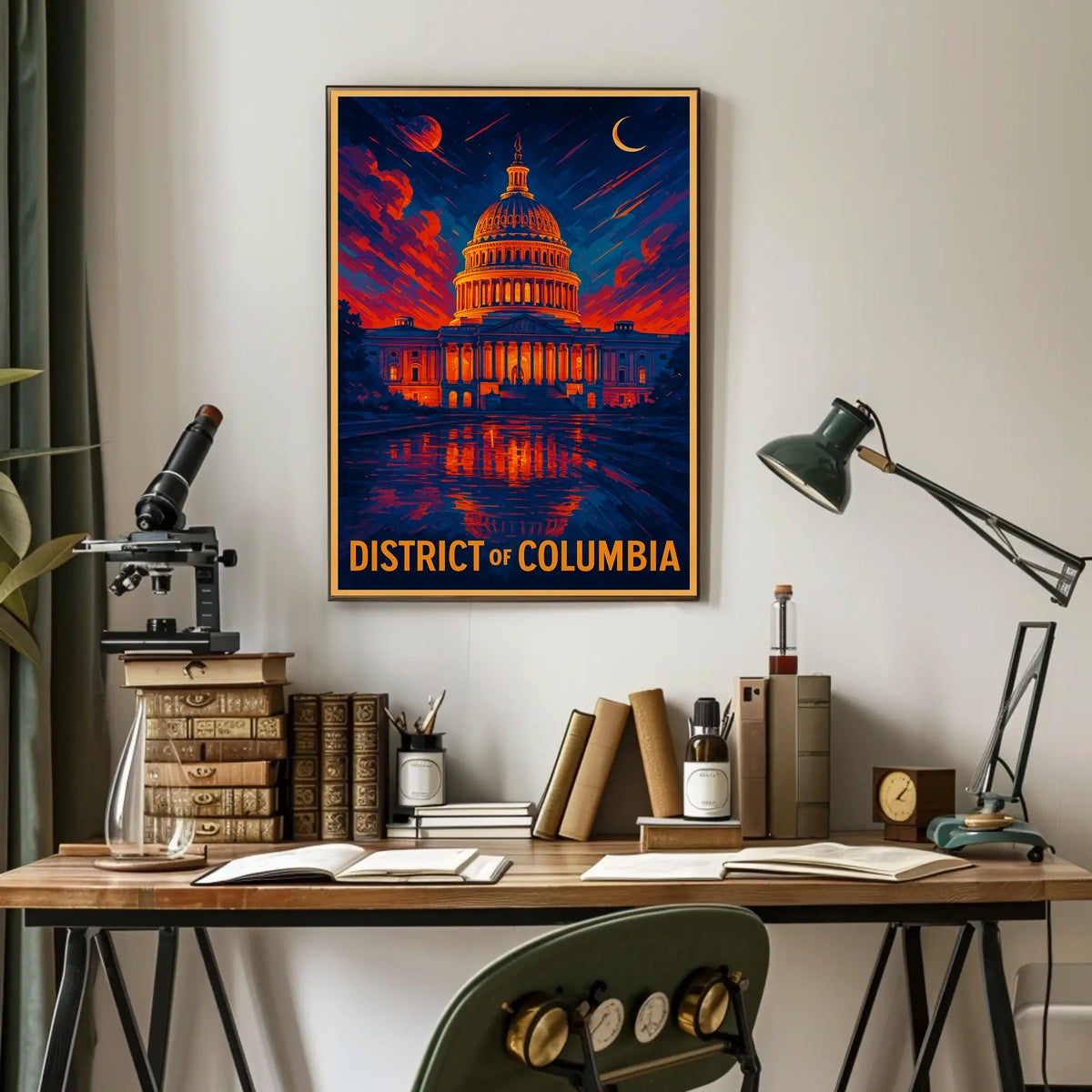 District Of Columbia Capitol Poster