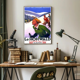 Champ Du Feu Alsace Winter Sports Poster