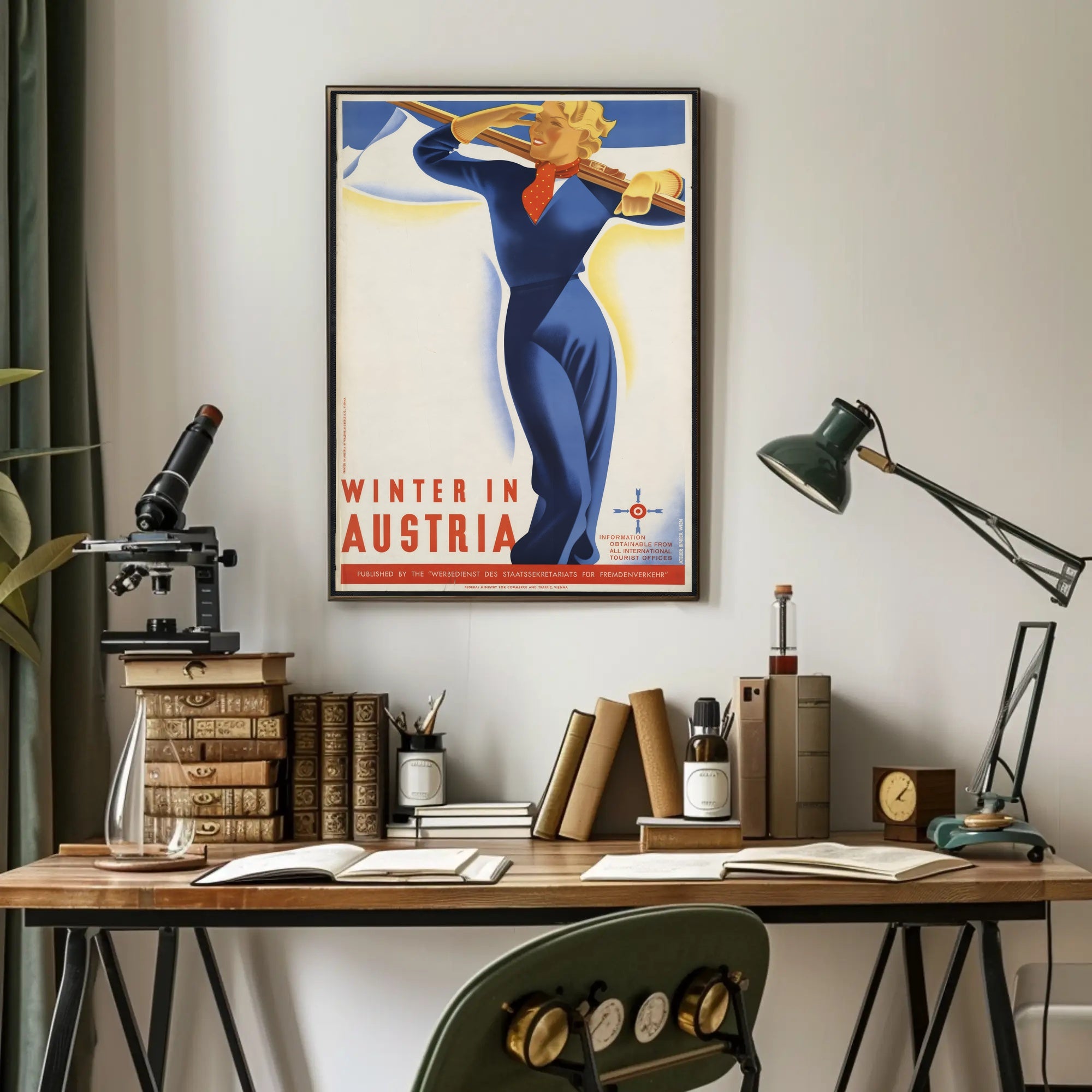 Winter in Austria Travel Poster PosterGoat