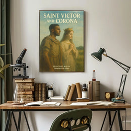 Saint Victor And Corona Poster