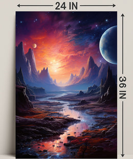 Celestial Landscape Poster PosterGoat