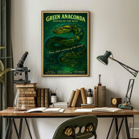 Master Of The Wild Green Anaconda Poster