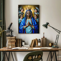 Madonna and Angels Poster