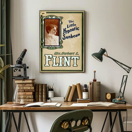 Vintage Art Nouveau Hypnosis Show Cultural or Heritage Poster