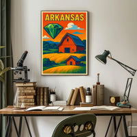 Arkansas Gemstone Landscape Poster
