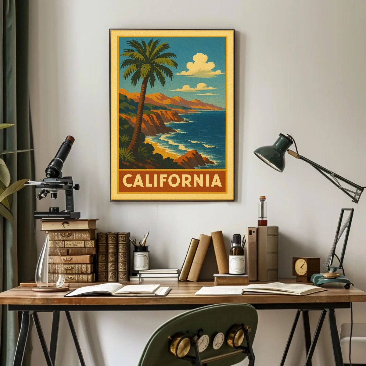 California Coastline Poster