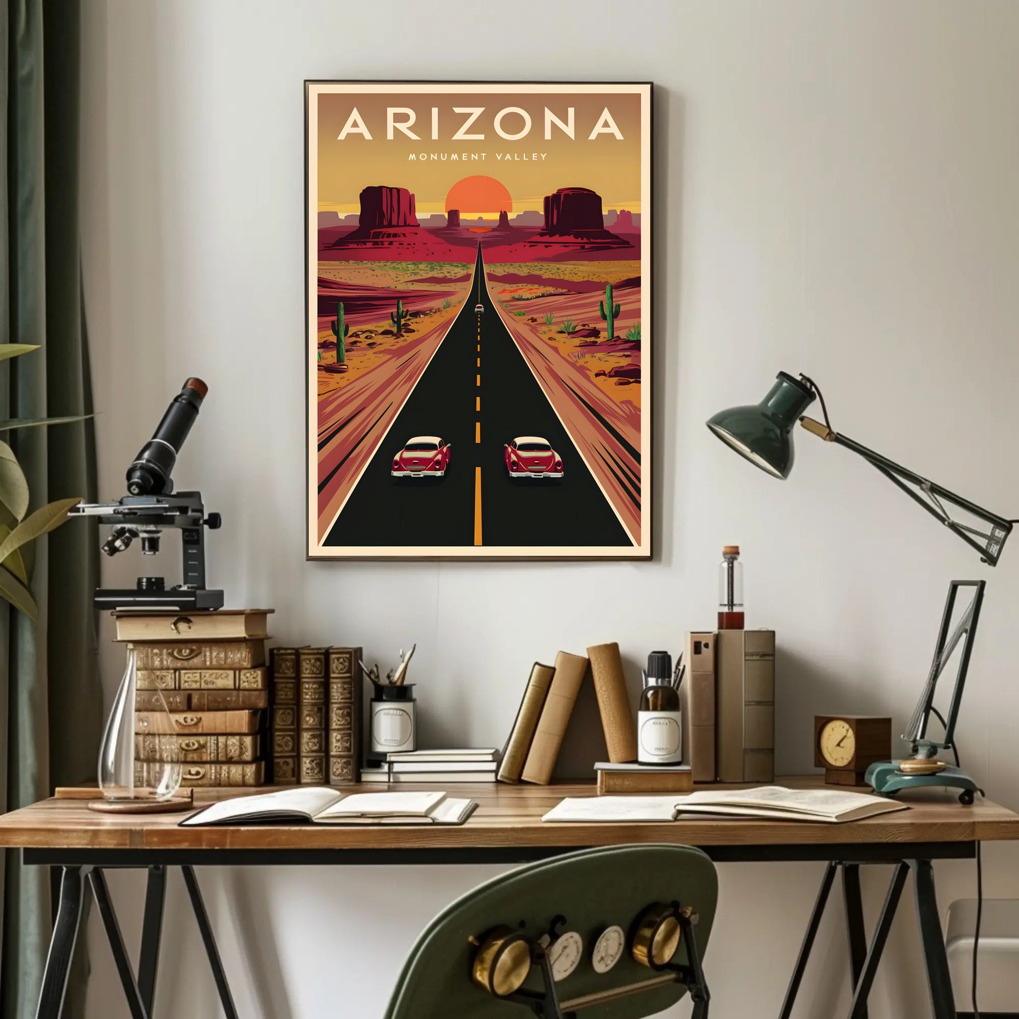 Arizona's Monument Valley Road Trip Poster