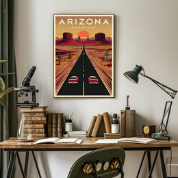 Arizona's Monument Valley Road Trip Poster