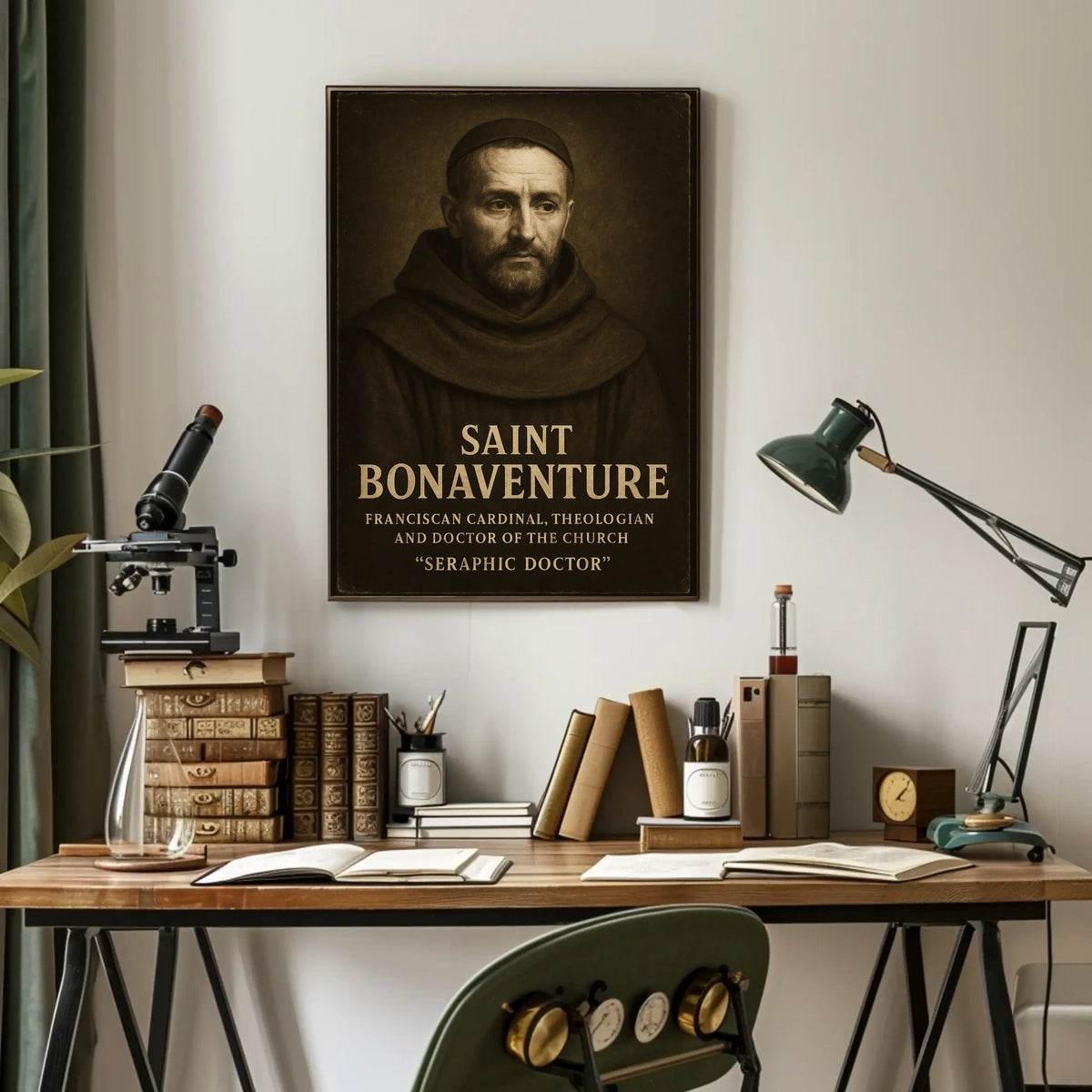 Saint Bonaventure The Seraphic Doctor Poster