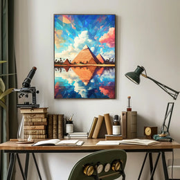 Great Pyramids of Egypt Cultural or Heritage Poster